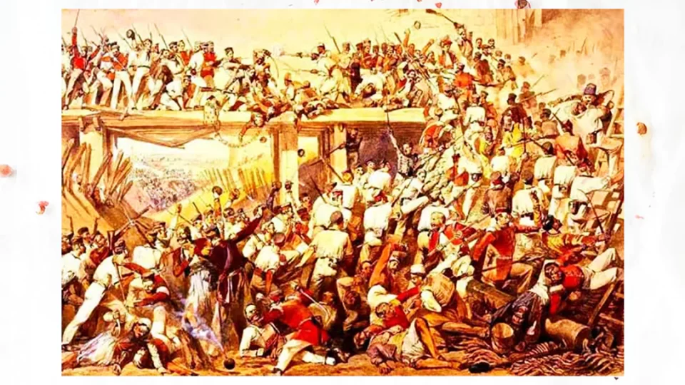 1857 का युद्ध - Pic of 1857 War - story of Jhansiwale